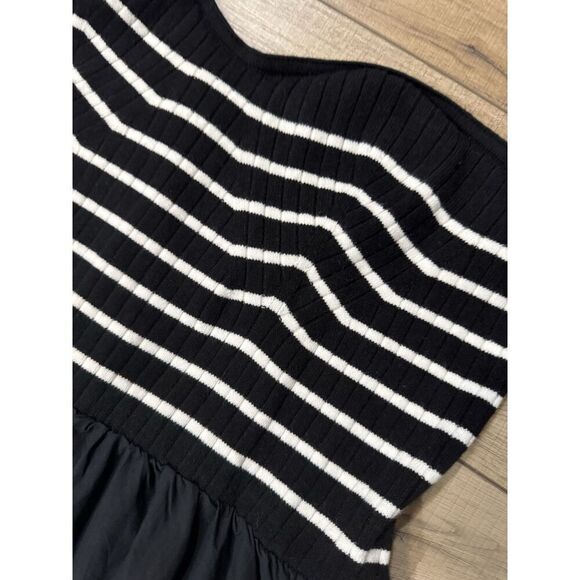 UNIVERSAL THREAD Women's Strapless Bandeau Midi Sweater Slip Dress NWT Black 2XL - Picture 3 of 4